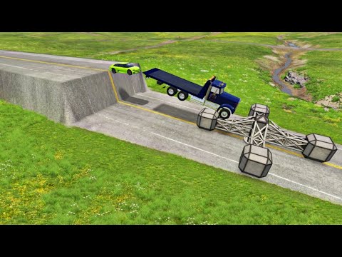 Cars vs Unfinished Road Sa Beamng Nation – BeamNG.Drive