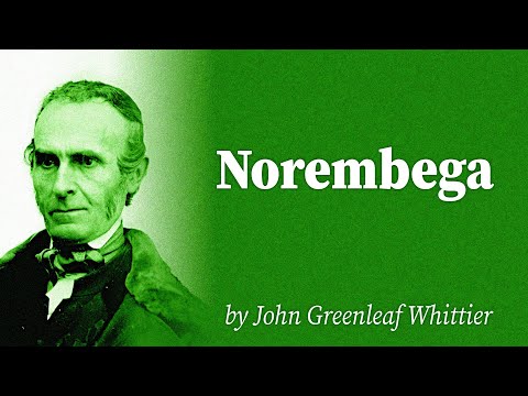 Norembega by John Greenleaf Whittier