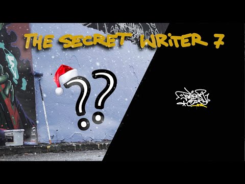 Xmas Special Graffiti - THE SECRET WRITER 7 - who's name did i get?? | TOESER ONE | Hamburg | 4K