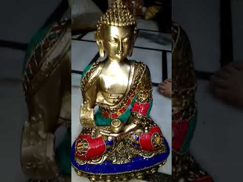 Brass Buddha statue