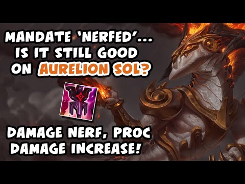 MANDATE NERFED... IS IT STILL GOOD ON ASOL? - VICKSY | League of Legends