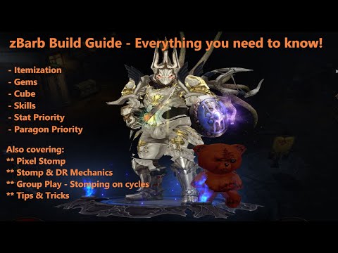 Diablo 3: zBarb (Support Barbarian) - Build & Skills Guide & Mechanics. Everything you need to know!