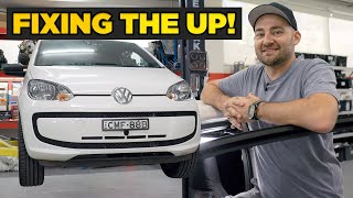 SURPRISE - Fixing His Project Car - Turbo VW UP! GTI Conversion EP8