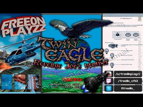 Twin Eagle Revenge Joes Brother (1988) - #ARCADE VIDEO GAME | PLAYTHROUGH RETROGAMING