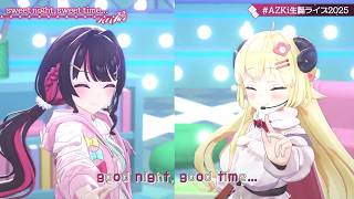 AZKi & Watame Duet sweet night, sweet time 【AZKi 3DLIVE BDAY 2025】