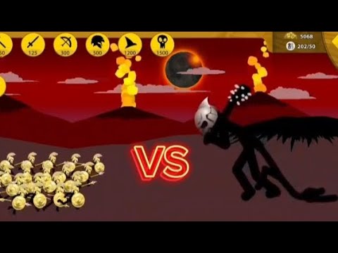 100x golden spearton Vs FİNAL BOSS stickwar legacy