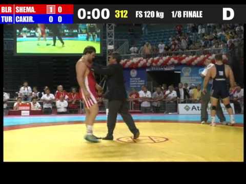 120kg - Alexei Shemarov (BLR) vs Fatih Cakiroglu (TUR) 2011 world championship