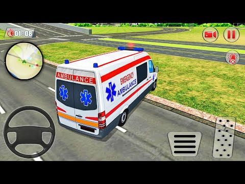 Ambulance Robot City Rescue - Transformer Van Emergency Driver - Android Gameplay