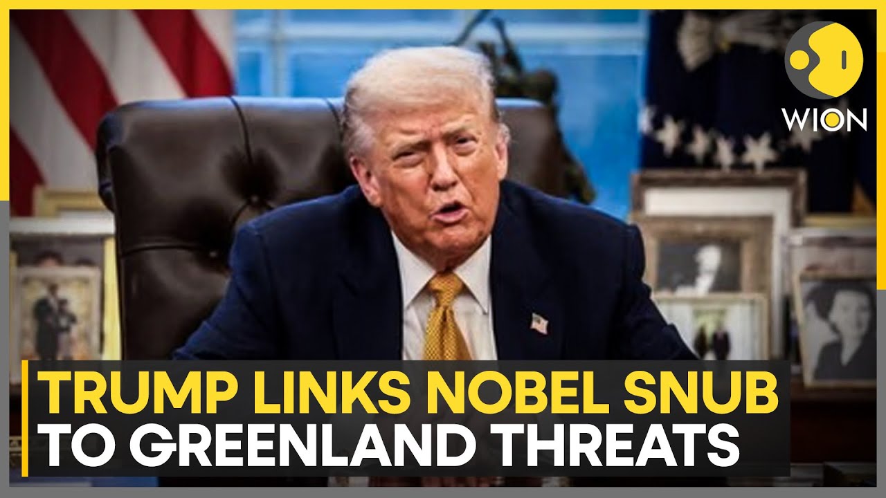 Trump: Nobel Snub Frees Me From Peace Duty on Greenland | WION