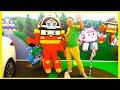 GIANT TOY CARS Robocar Poli Brooms Town Rescue Team Робокар Поли 로보카 폴리 Videos 