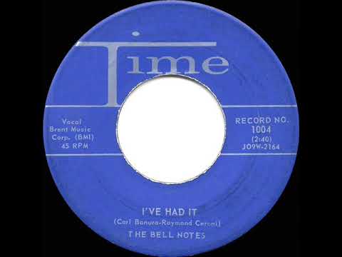 1959 HITS ARCHIVE: I’ve Had It - Bell Notes