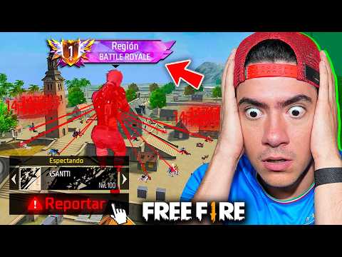 SPY on the TOP 2 and BECAME THE GLOBAL TOP 1 in FREE FIRE with this MATCH!! - TheDonato