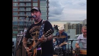 FOLDED FLAG ---Aaron Lewis Live BMI ROOF