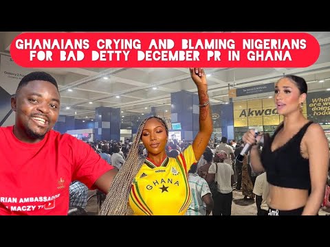 Ghanaians Now Crying And Blaming Nigerians For Their Bad Detty December Problems