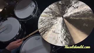 Video thumbnail for Istanbul Mehmet Vezir Jazz Ride 22” 2426 g by Hazelshould Drums & Cymbals