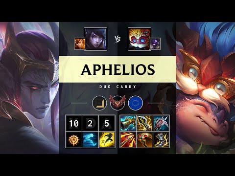Aphelios ADC vs Heimerdinger: Godlike - EUW Grandmaster Patch 14.24