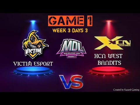 Momen Victim Esport Vs Xcn West Bandits |Game 1| MDL ID S3. Cek deskripsi🙏