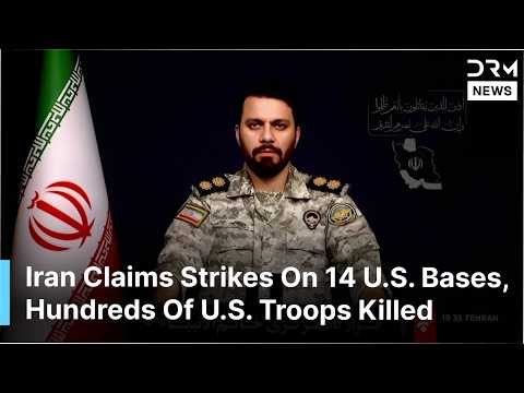 BREAKING: IRGC Claims 14 US Bases Hit Hundreds of Troops Killed in Retaliation | DRM News | AH1F