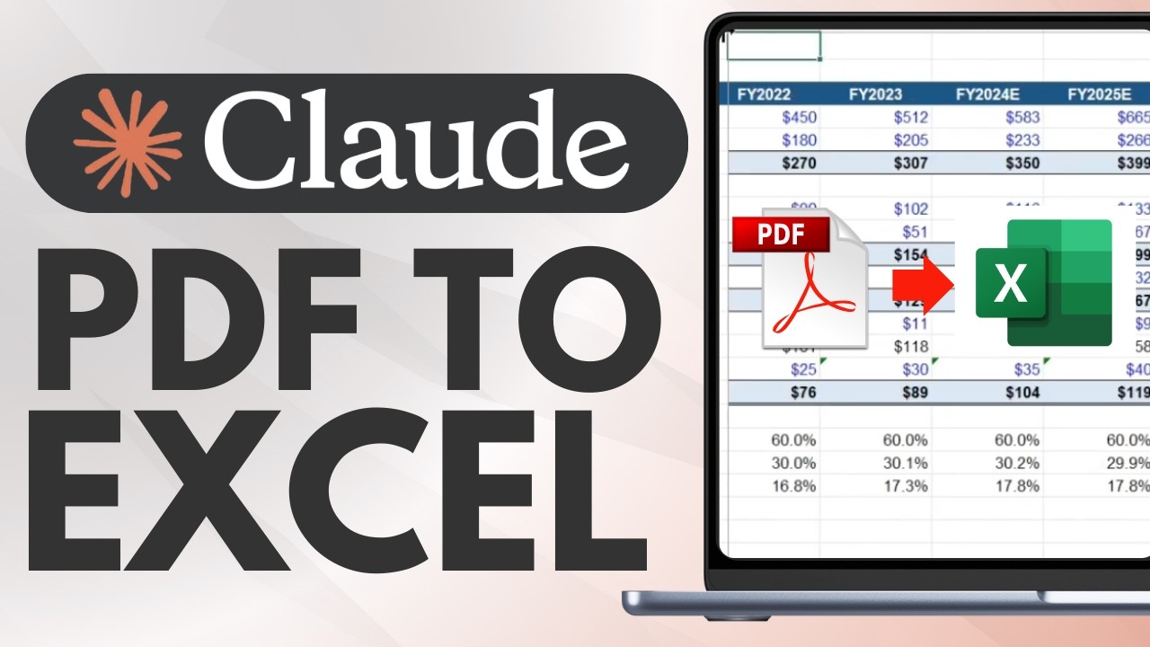 How to Extract PDF Data Into Excel