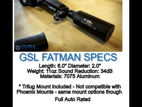 Take 3 with the RareBreed Trigger and the GSL Technology FATMAN Suppressor!!