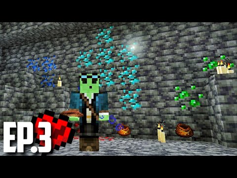 Hardcore Minecraft 1.17 - Ep.3 : New Cave Exploring/Bundles!
