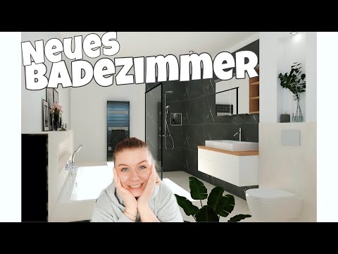 Unser BADEZIMMER im NEUEN HAUS ✘ ROOMTOUR ✘ 3D Badplanung