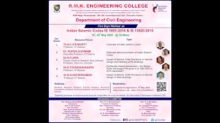 Indian Seismic Codes IS1893: 2016 and IS13920: 2016 - 18-05-2020