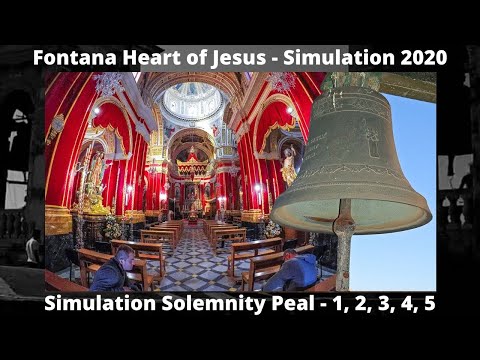 Mota Simulation (2020 - 1,2,3,4,5) - Fontana Qalb ta' Ġesu' - 5 Qniepen