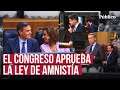 Tensión en el Congreso en la aprobación de la ley de amnistía