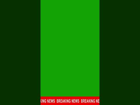 Breaking News Animated Lower Banner Green Screen Overlay