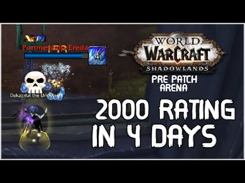 FAILING Means LEARNING - 2000 Arena Rating in 4 Days | Shadowlands Pre Patch PvP