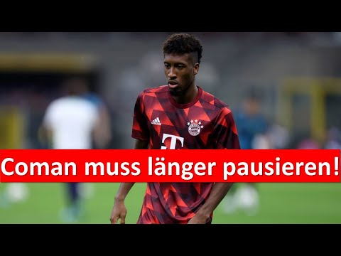 Schock für den FC Bayern: Coman muss nach Trainingsverletzung länger pausieren!