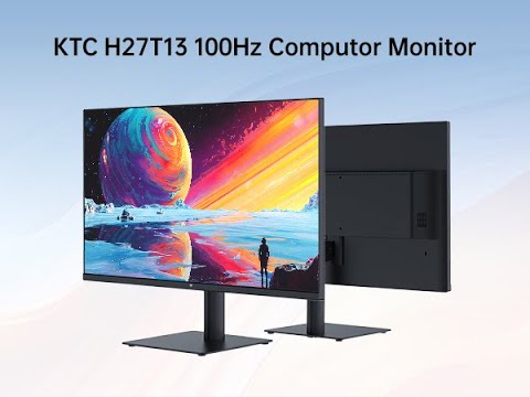 KTC 27 Inch 1440P QHD Computer Monitor, 100Hz HDR Frameless KTC 27 Inch 1440P QHD Computer Monitor, 100Hz HDR Frameless
