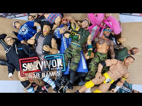 GROSSE BOX VOLLER WWE SURVIVOR SERIES CUSTOM FIGUREN