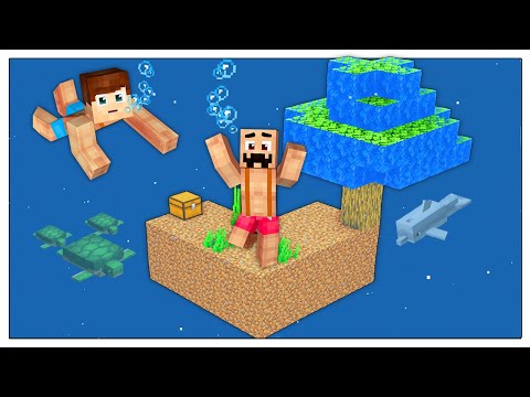SI PUO' SOPRAVVIVERE SU UN'ISOLA SOTT'ACQUA? - Minecraft ITA