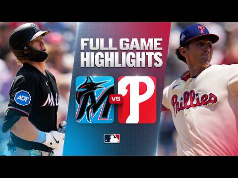 필라델피아 VS 마이애미 4:12 MLB 하이라이트