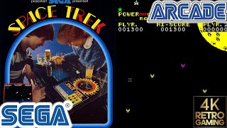 Space Trek Arcade ( Sega 1980 ) 4k Gameplay