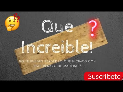 2 Ideas Con trozos De Madera recicladas manualidades con tablas de madera crafts with wooden boards