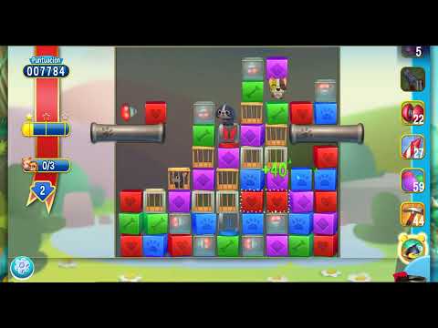 Pet Rescue Saga Nivel 2557 sin booster.-