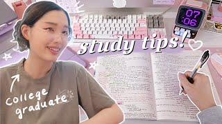 COLLEGE STUDY TIPS: how to survive finals season, advice from a college graduate