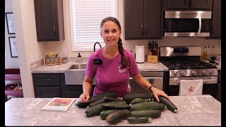 Bumper Zucchini Harvest! 3 Ways to Preserve Zucchini!