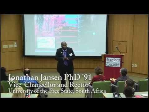 Jonathan Jansen at Stanford GSE Alumni Excellence in Education Award Reception