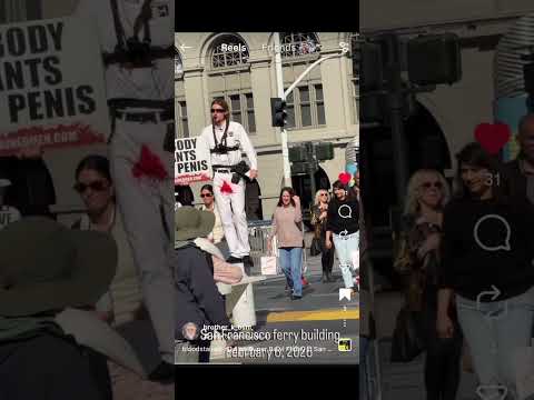 Protest in San Francisco calling for the protection of children
