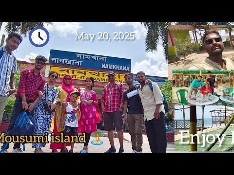 May 20,2025 Moushumi island 🏝️ Enjoy Park, "camp'.  #mousuniisland #tour 