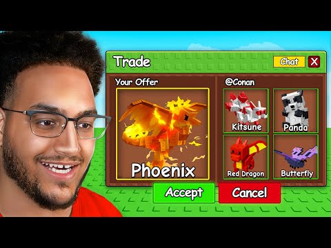 Trading Phoenix For 24 Hours! (Grow a Garden)
