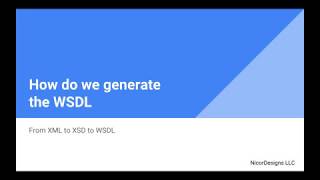 From XML to XSD to WSDL with IntelliJ