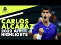 Carlos Alcaraz's BREATHTAKING Season! | 2022 ATP Highlight Reel