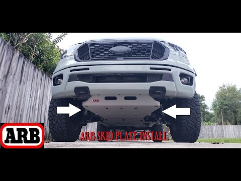 ARB Skid Plate Install 2019+ Ford Ranger