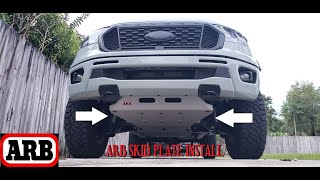 ARB Skid Plate Install 2019+ Ford Ranger