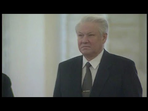 Georgia visit Russia 1996 Anthems (HD Version)